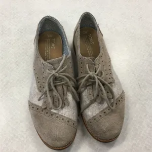 Shoes Flats By Toms In Brown, Size: 9 toms