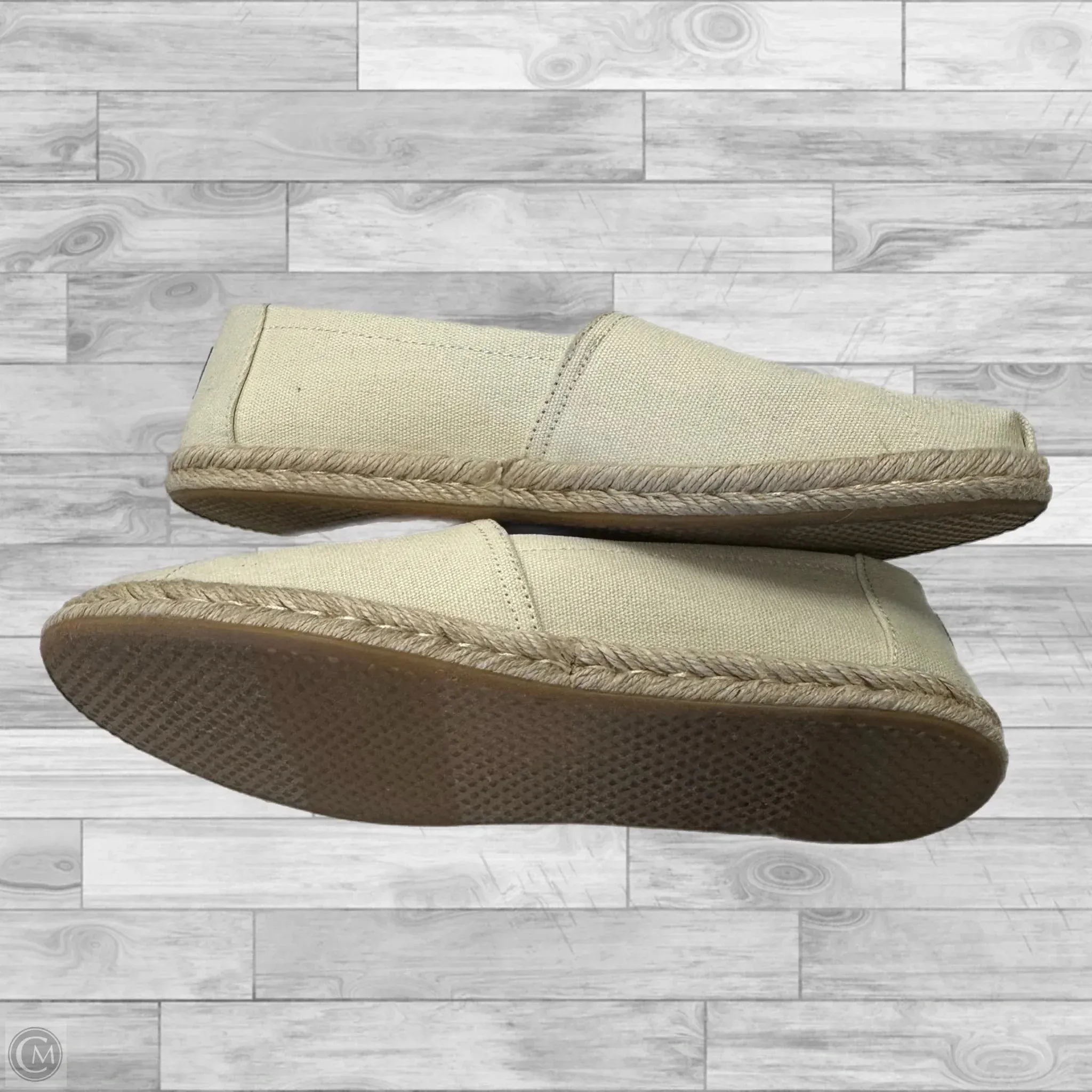 Shoes Flats By Toms In Cream, Size: 10 toms