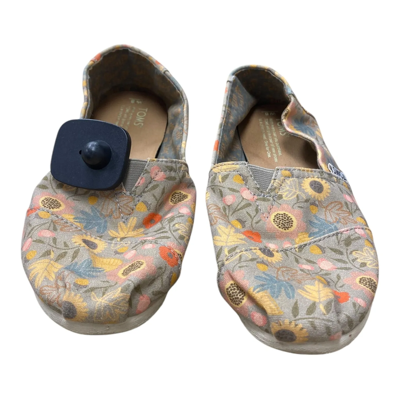Shoes Flats By Toms In Floral Print, Size:8 toms