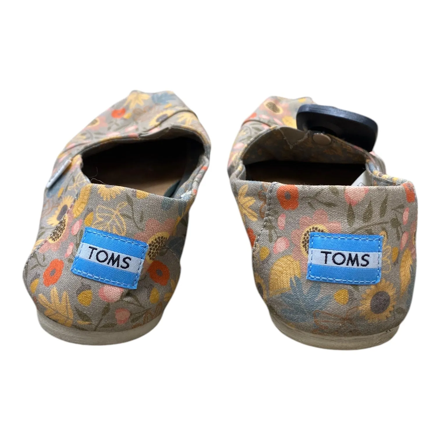 Shoes Flats By Toms In Floral Print, Size:8 toms