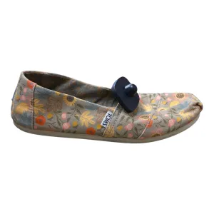 Shoes Flats By Toms In Floral Print, Size:8 toms