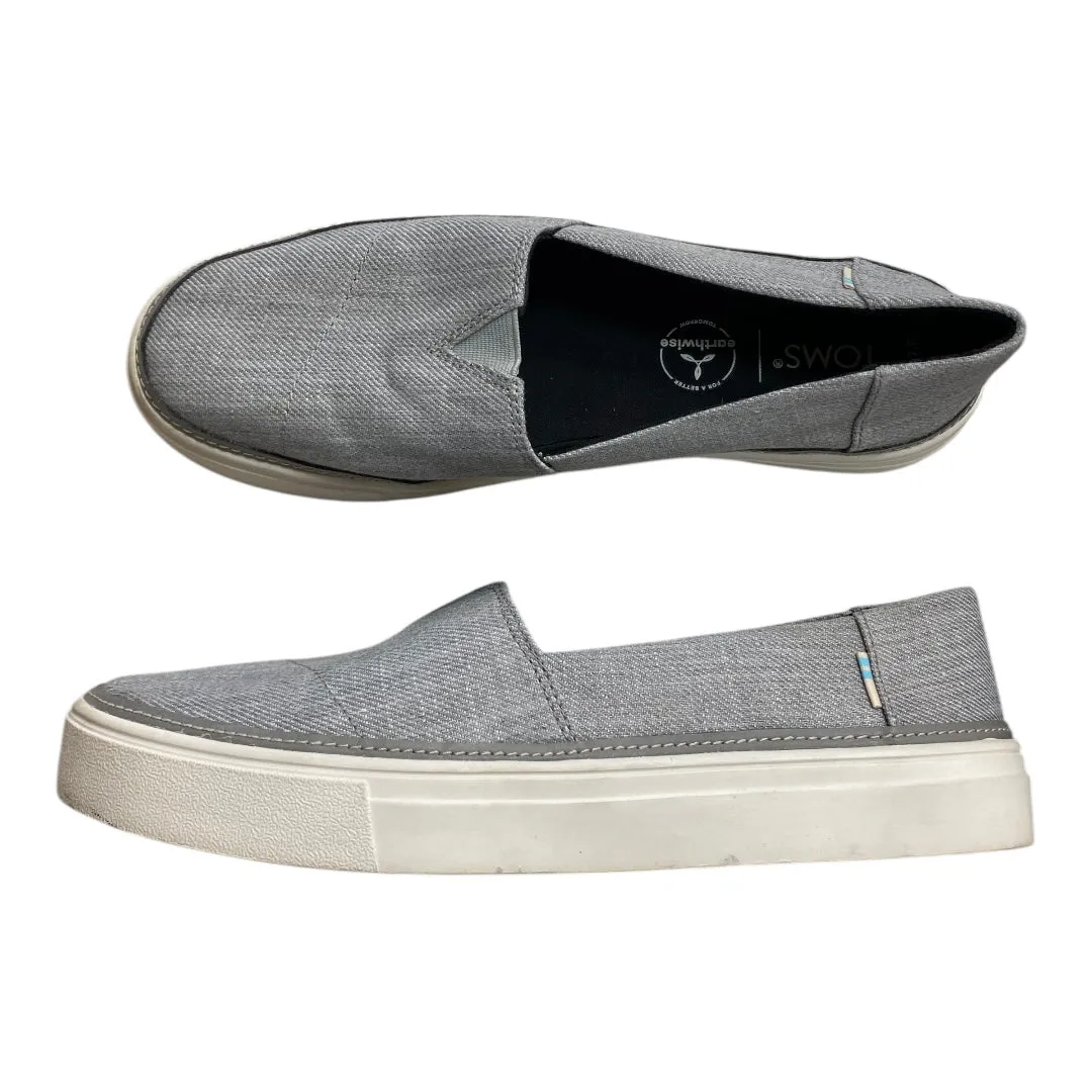 Shoes Flats By Toms In Grey, Size: 7.5 toms