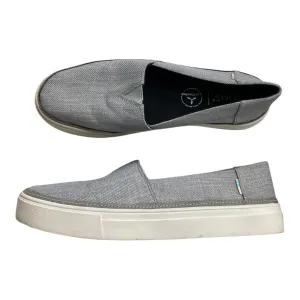 Shoes Flats By Toms In Grey, Size: 7.5 toms