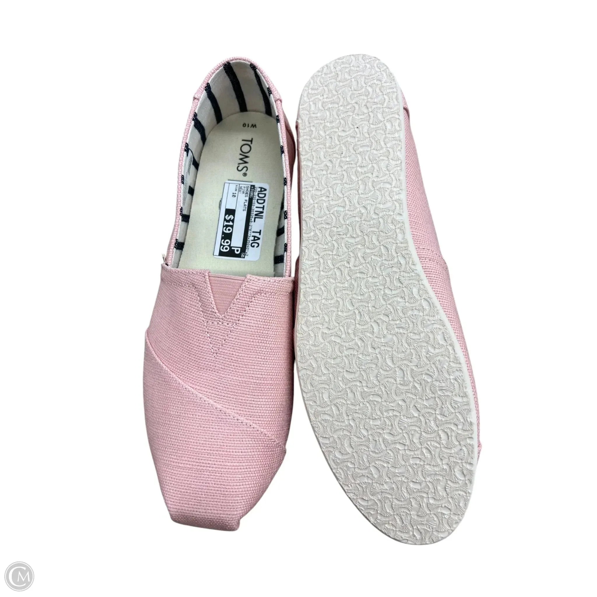 Shoes Flats By Toms In Pink, Size: 10 toms