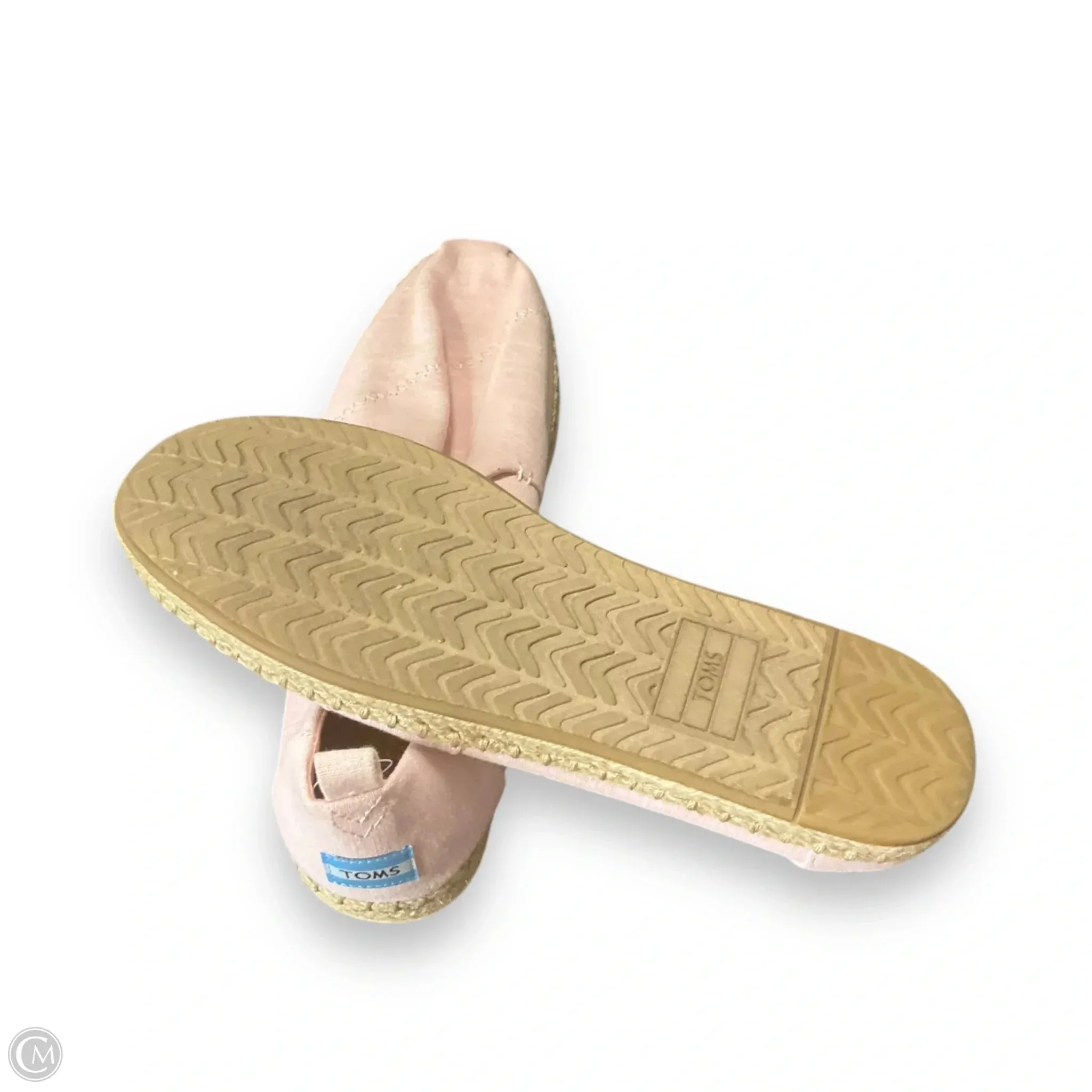 Shoes Flats By Toms In Pink, Size: 12 toms