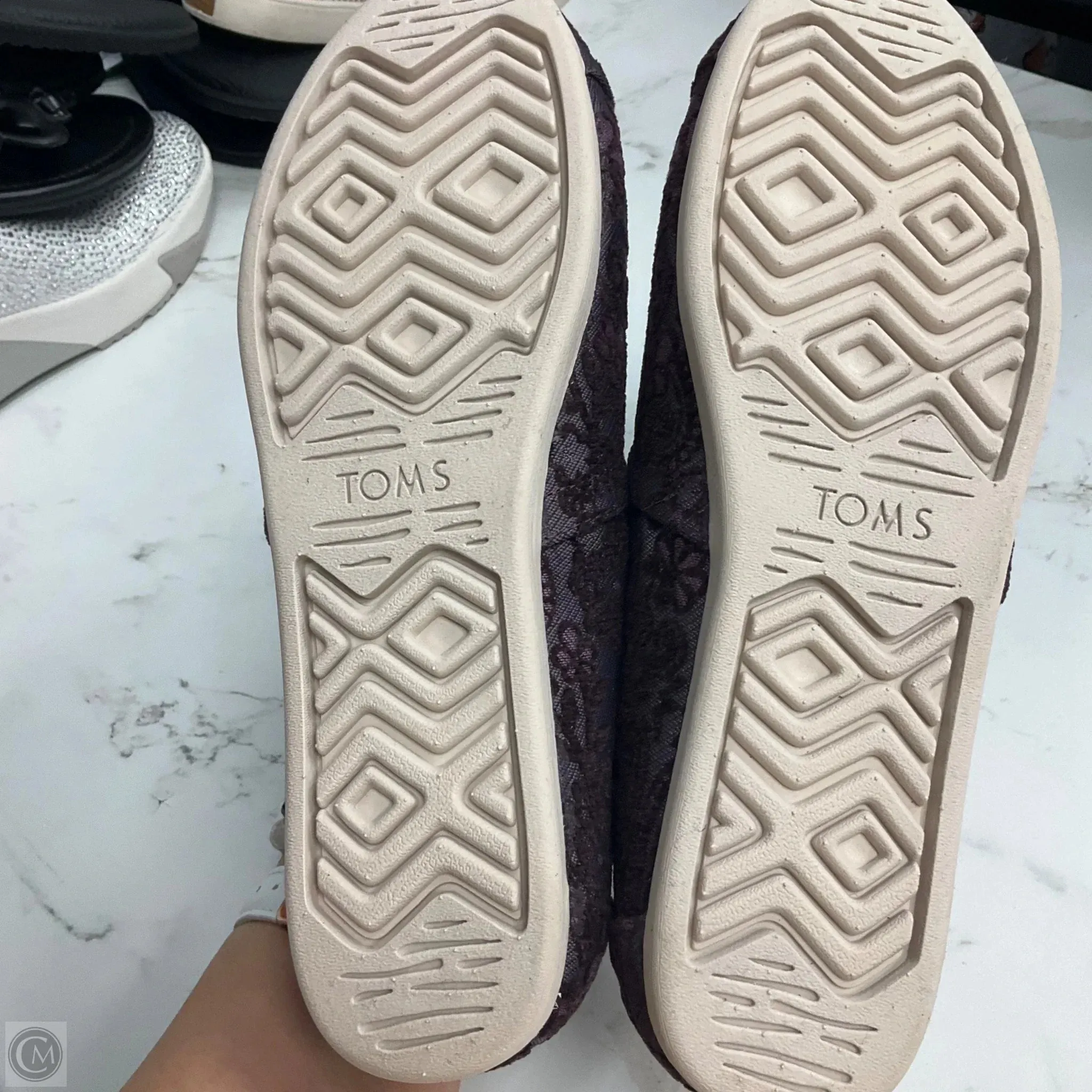 Shoes Flats By Toms In Purple, Size: 8.5 toms