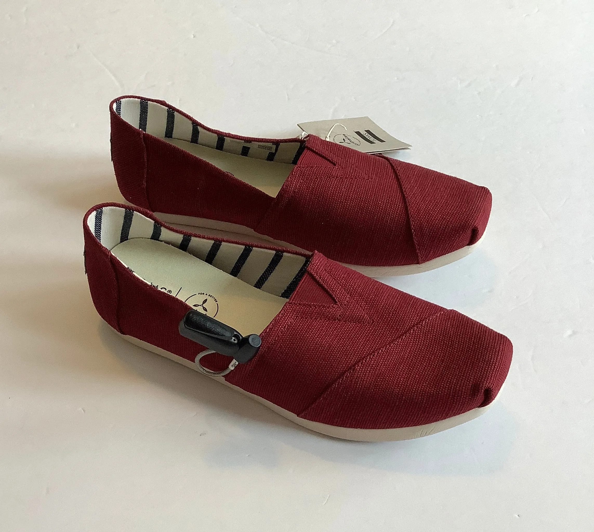 Shoes Flats By Toms In Red, Size: 10 toms