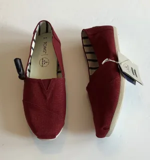 Shoes Flats By Toms In Red, Size: 10 toms