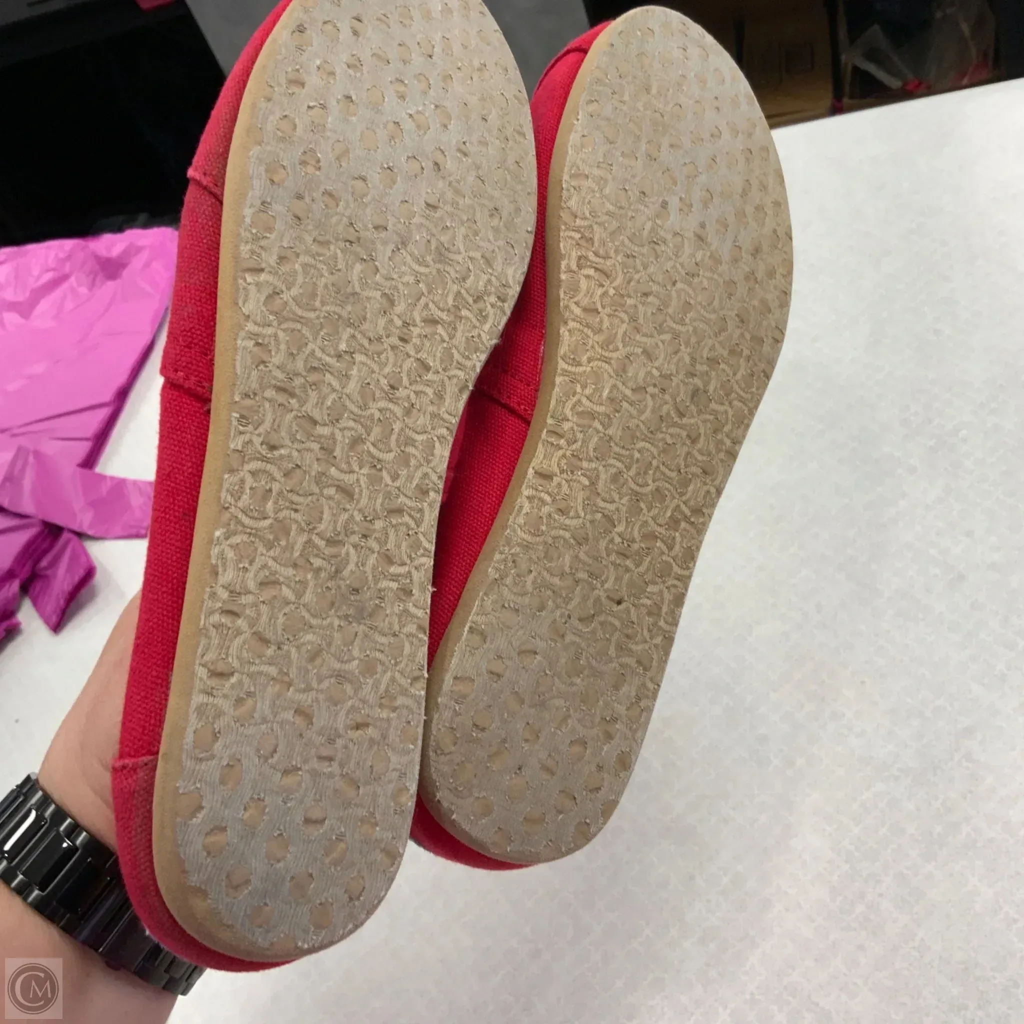 Shoes Flats By Toms In Red, Size: 8 toms