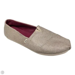 Shoes Flats By Toms In Rose Gold, Size: 9.5