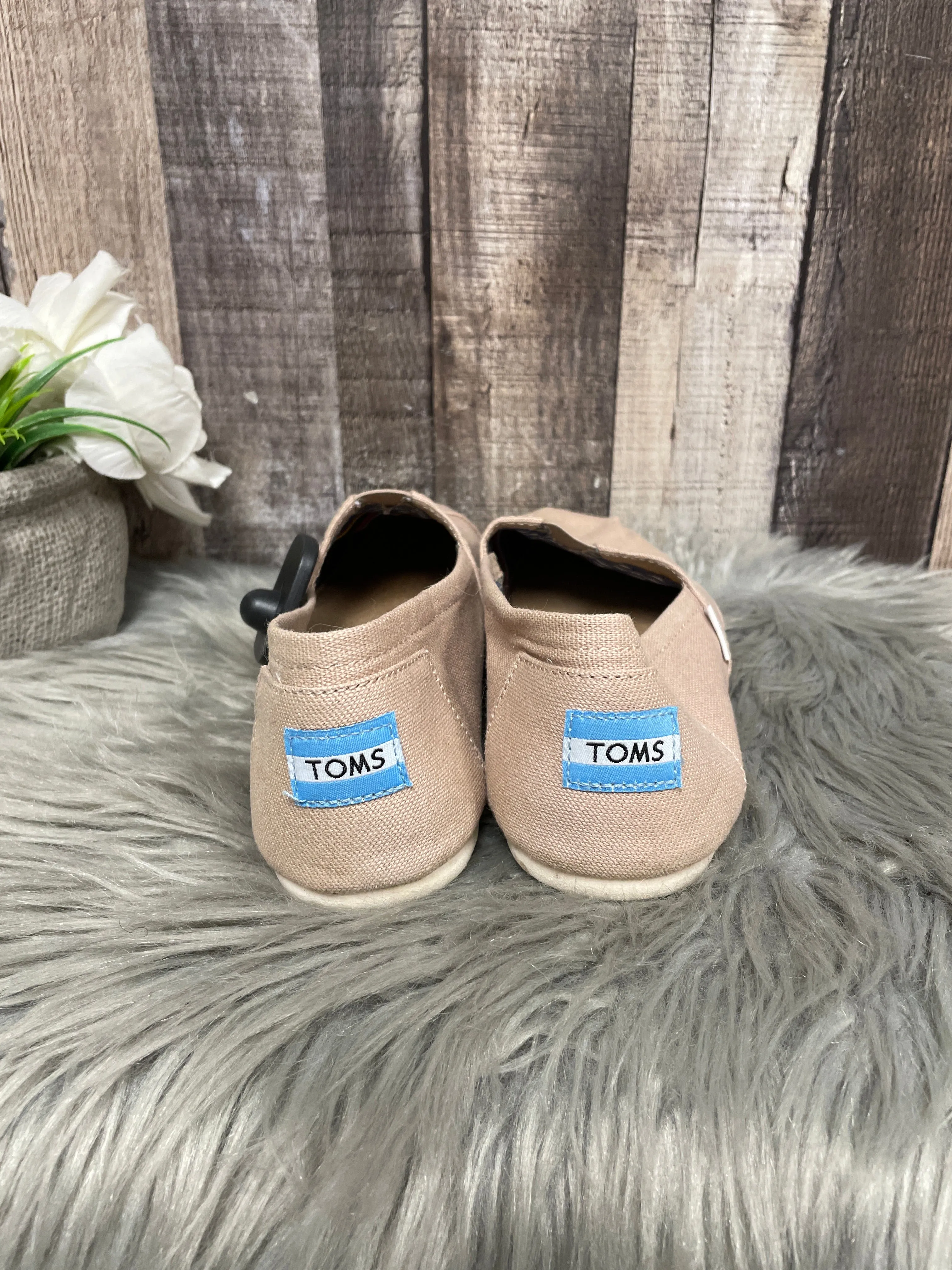 Shoes Flats By Toms In Tan, Size: 8.5 toms