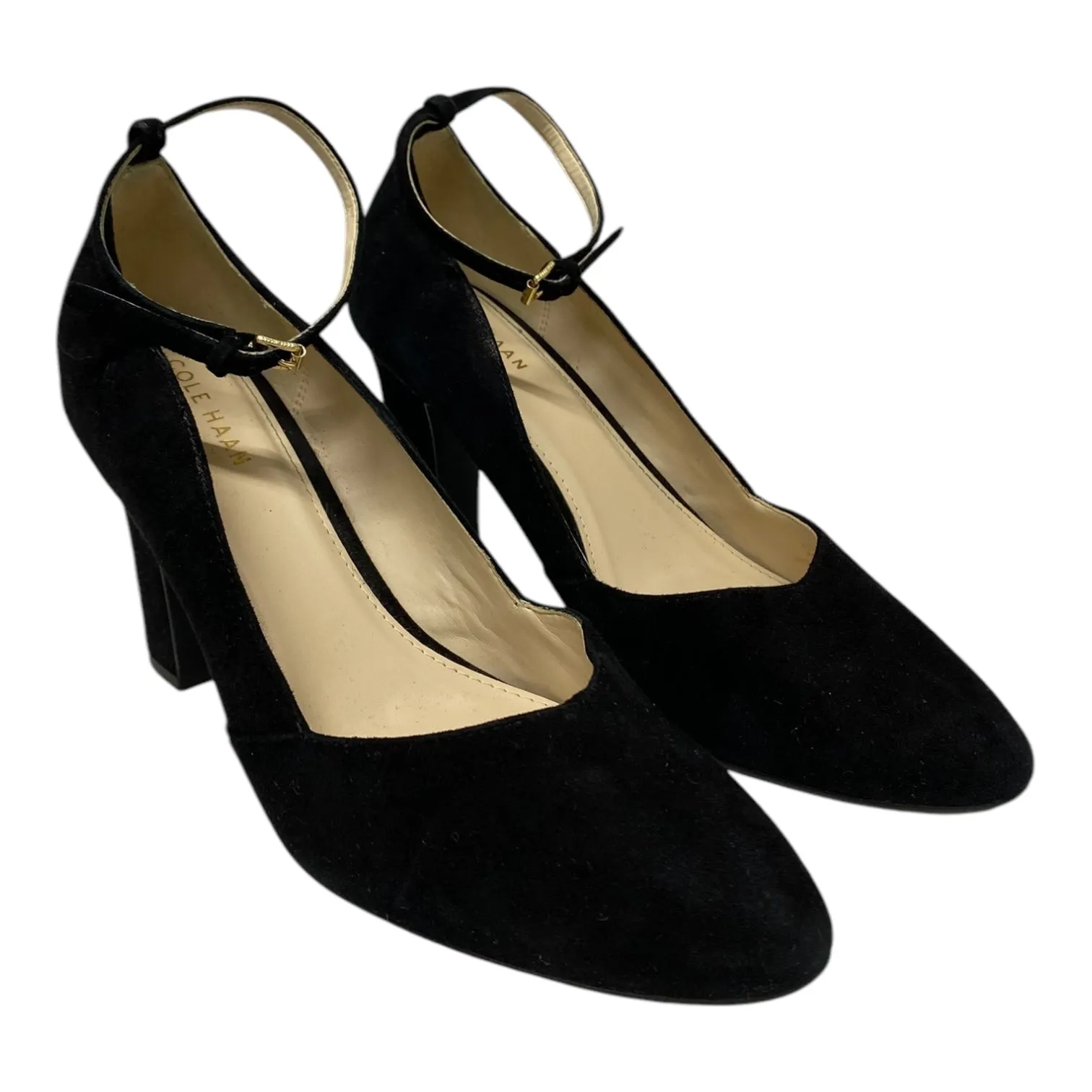 Shoes Heels Block By Cole-Haan In Black, Size:6.5 cole haan