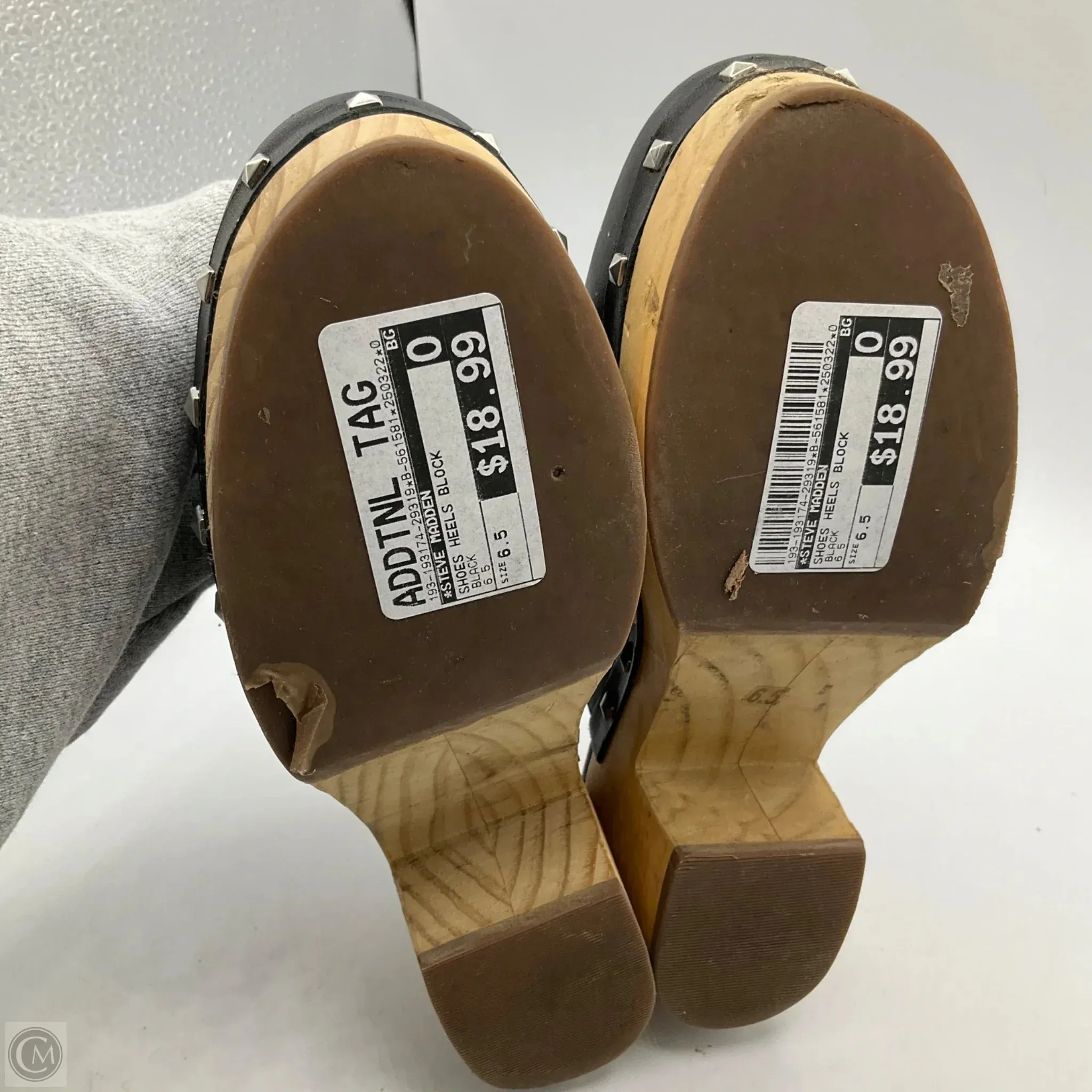 Shoes Heels Block By Steve Madden In Black, Size: 6.5 steve madden