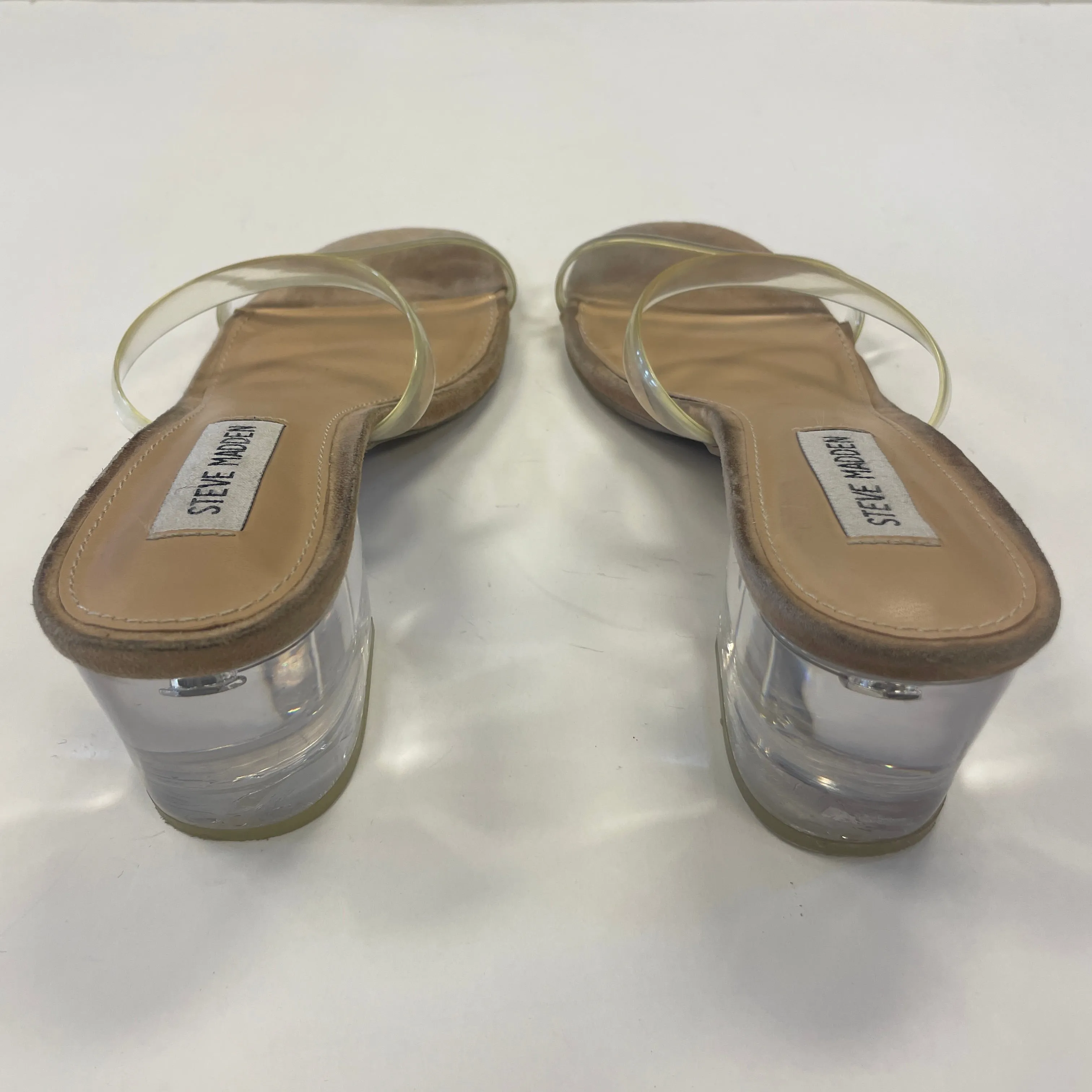 Shoes Heels Block By Steve Madden In Tan, Size: 7.5 steve madden