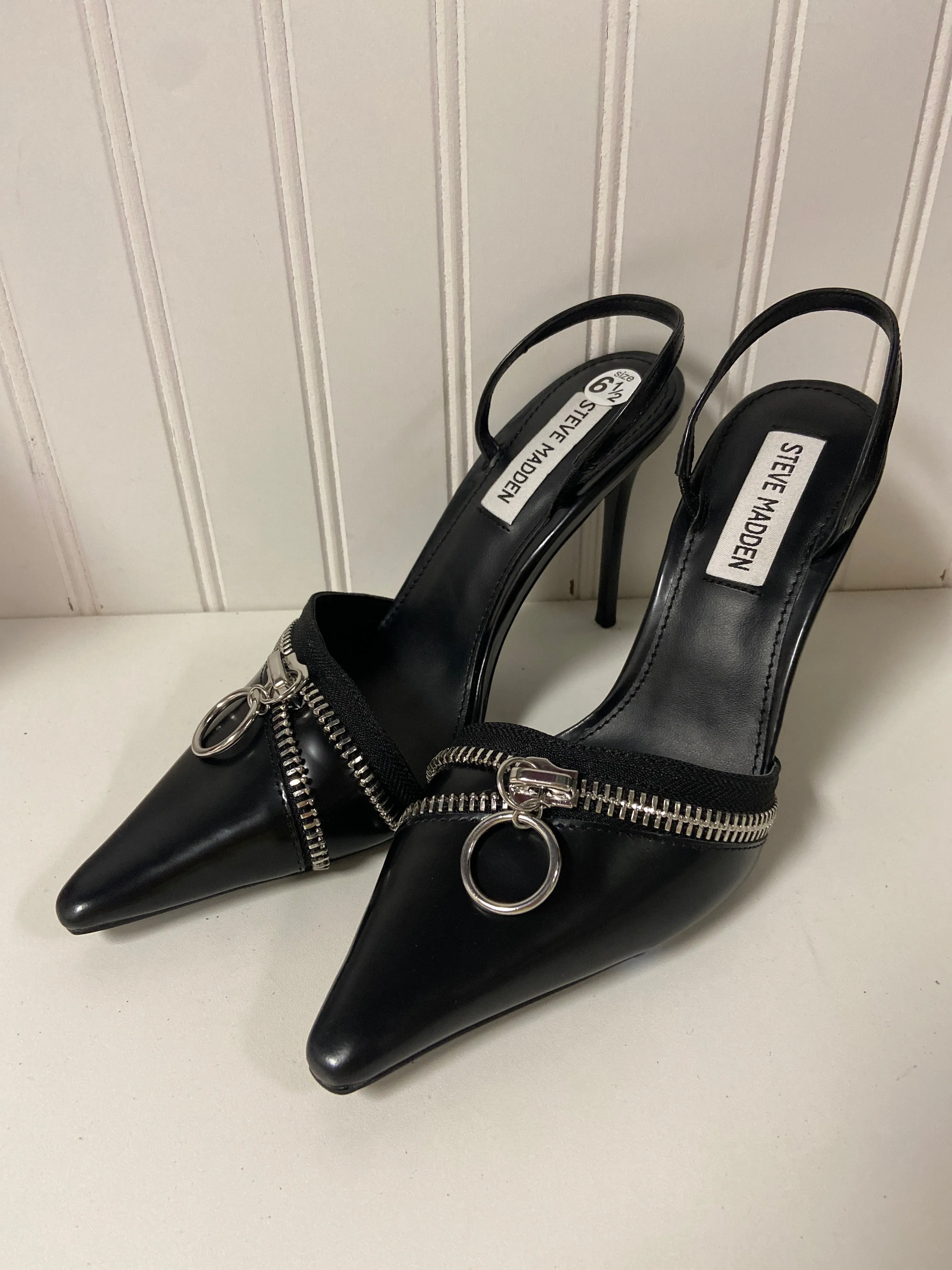 Shoes Heels Kitten By Steve Madden In Black, Size: 6.5 steve madden