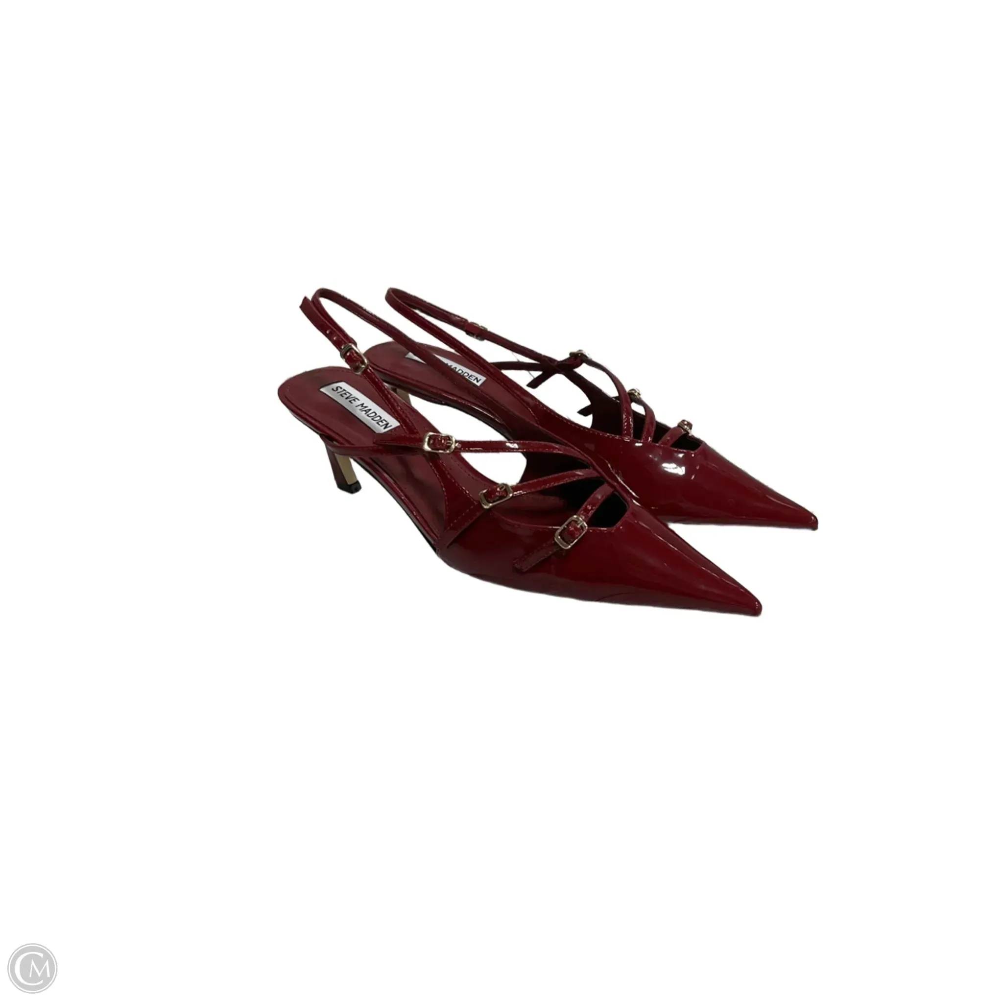 Shoes Heels Kitten By Steve Madden In Red, Size: 9.5 steve madden