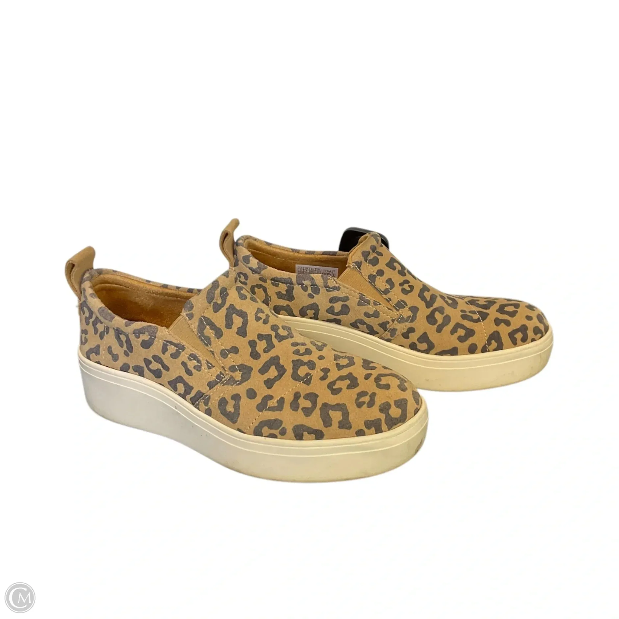 Shoes Heels Platform By Toms In Animal Print, Size: 6 toms