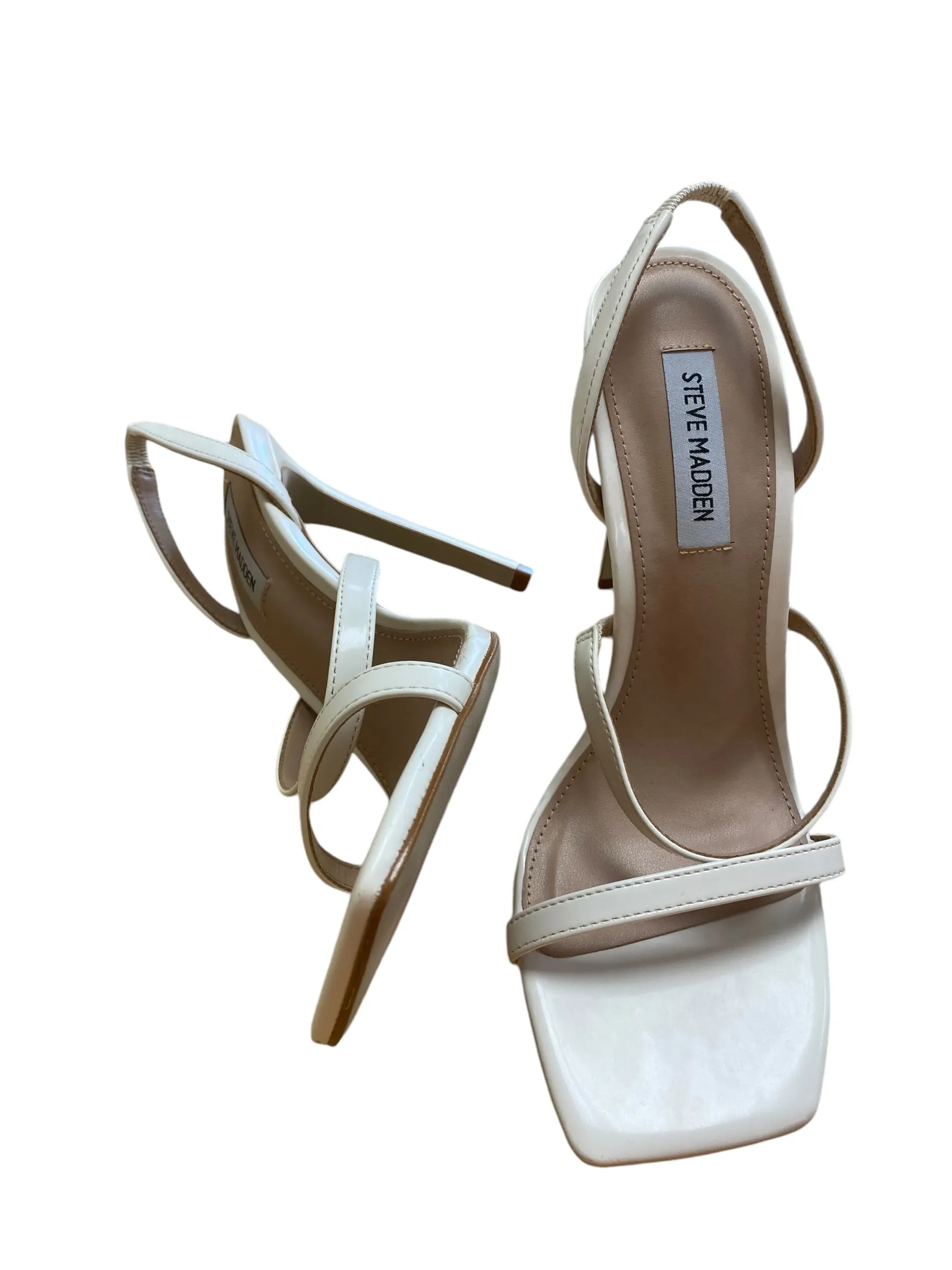 Shoes Heels Stiletto By Steve Madden In White, Size: 8.5 steve madden