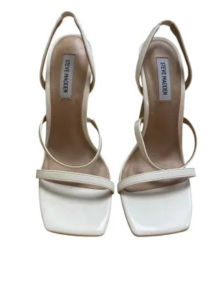 Shoes Heels Stiletto By Steve Madden In White, Size: 8.5 steve madden