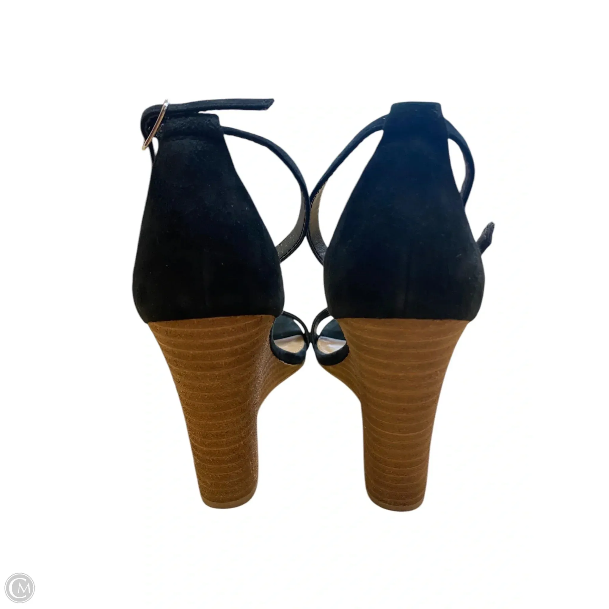 Shoes Heels Wedge By Steve Madden In Black & Brown, Size: 8 steve madden