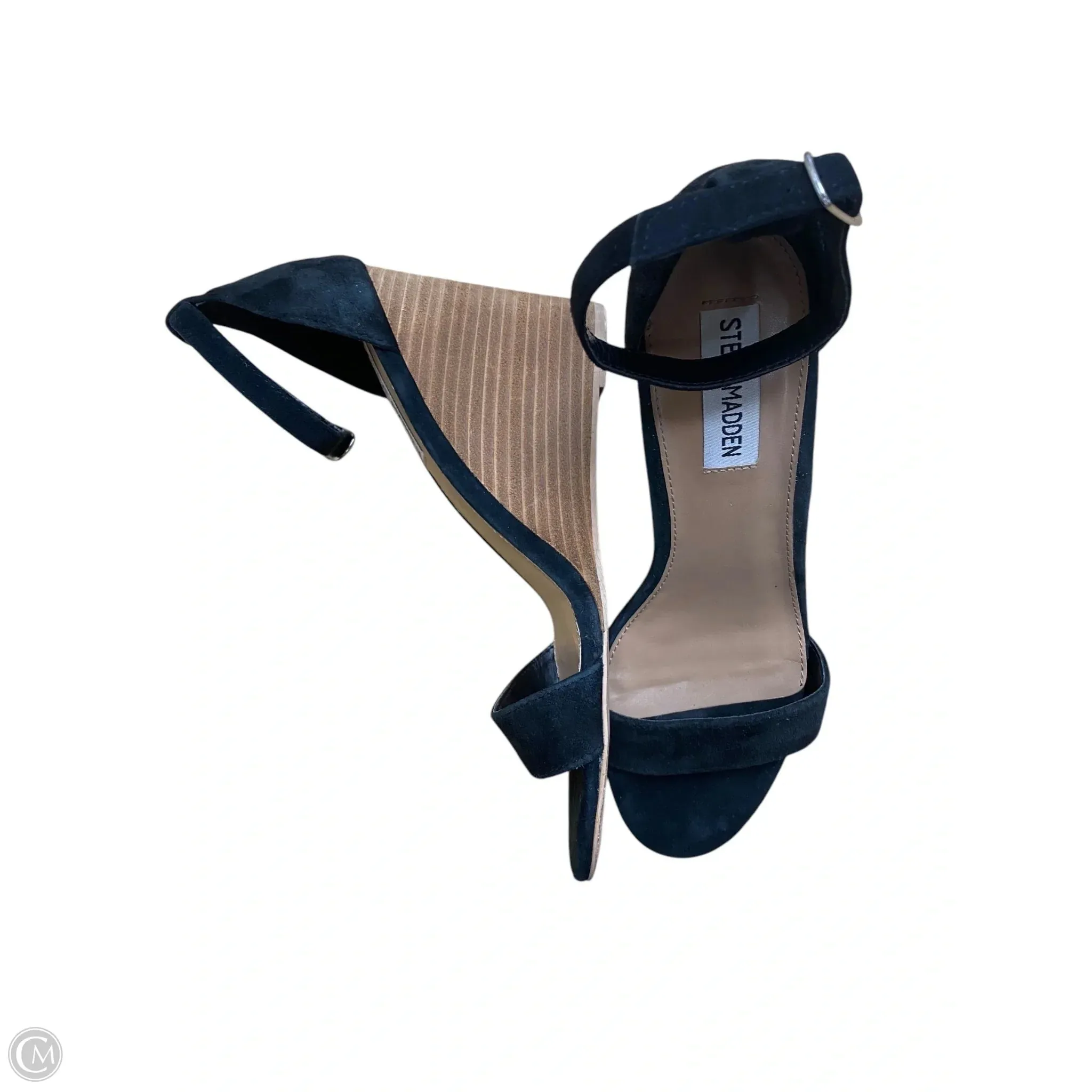 Shoes Heels Wedge By Steve Madden In Black & Brown, Size: 8 steve madden