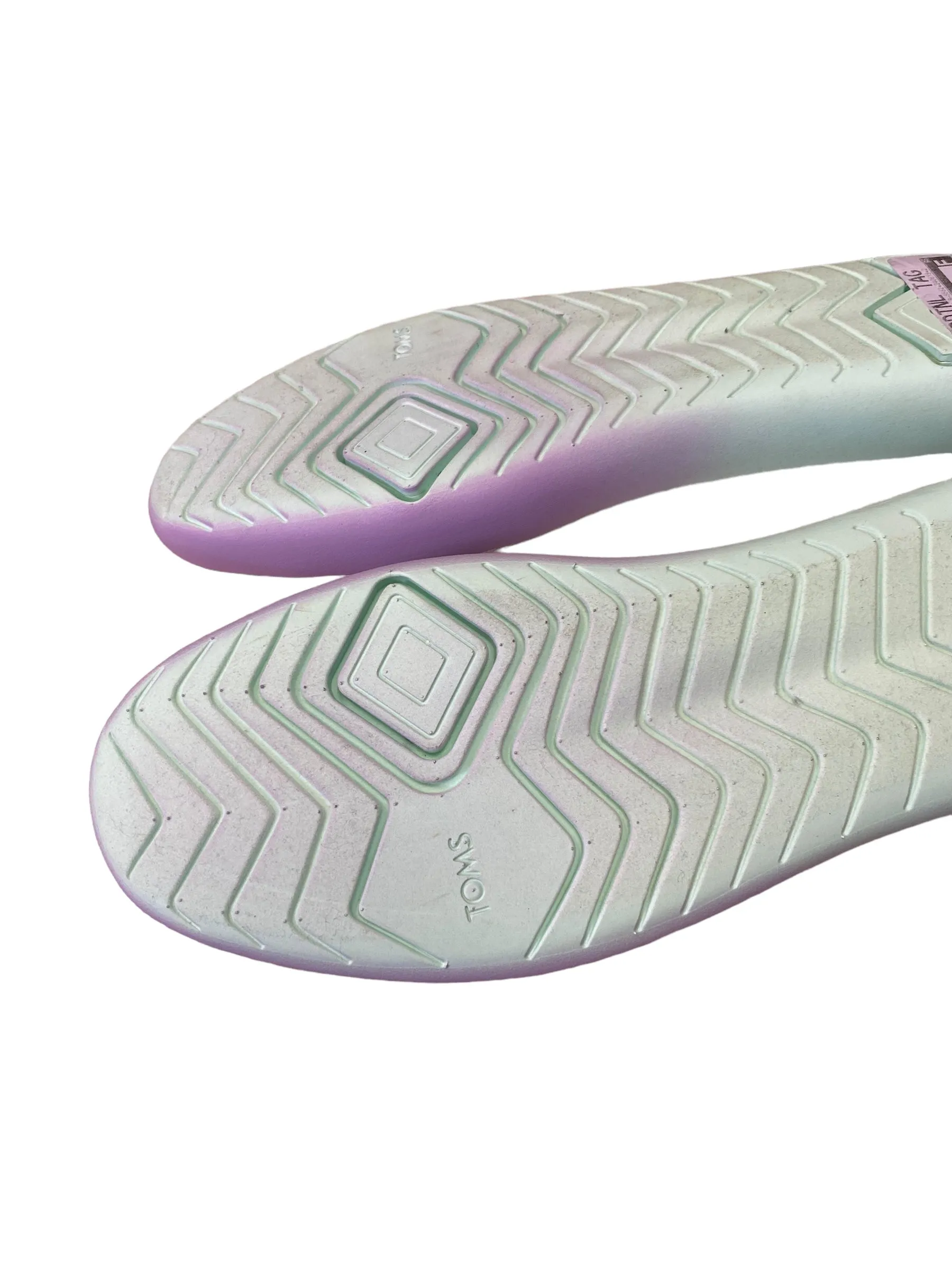Shoes Platform By Toms In Purple & White, Size: 10 toms