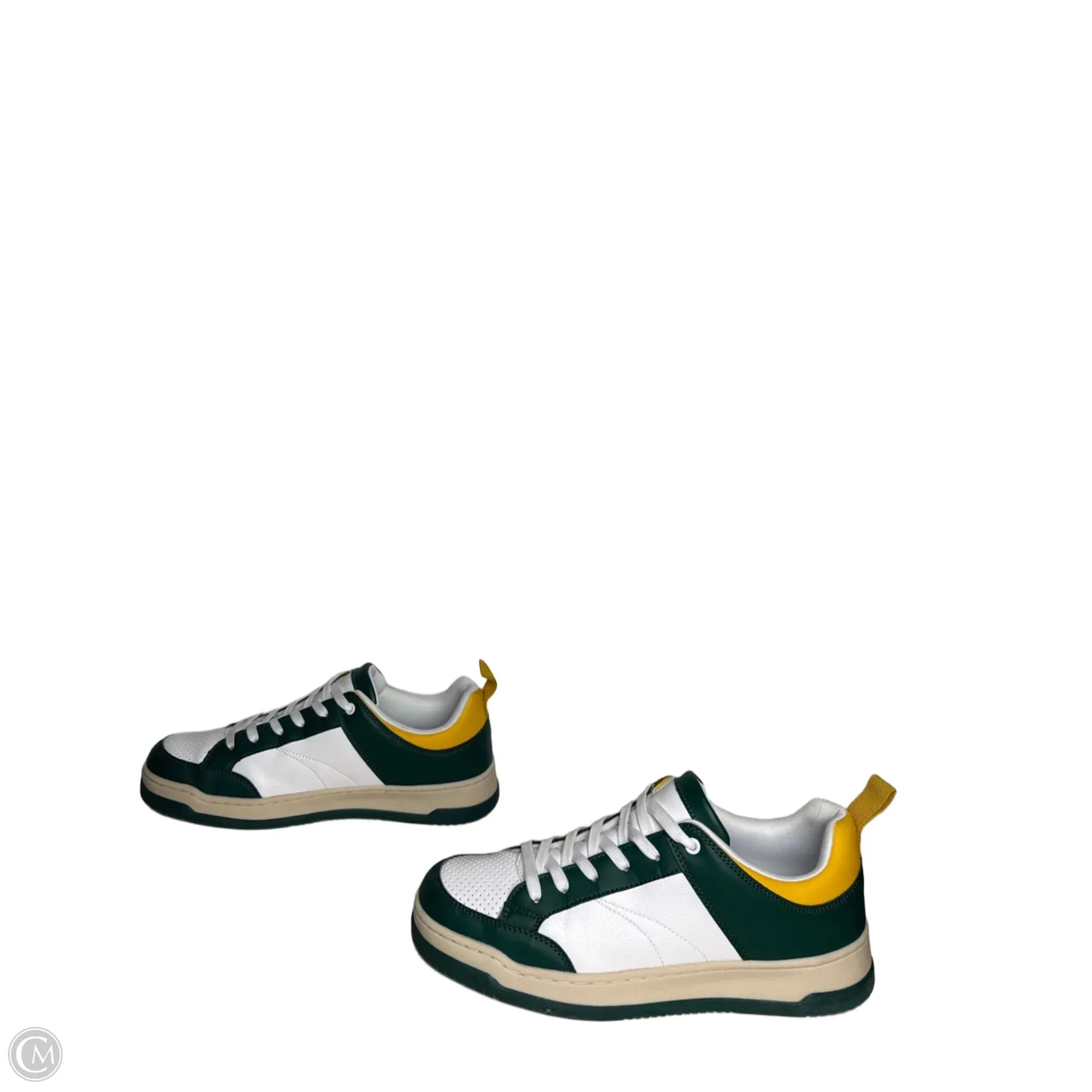Shoes Sneakers By Steve Madden In Green & White, Size: 9 steve madden