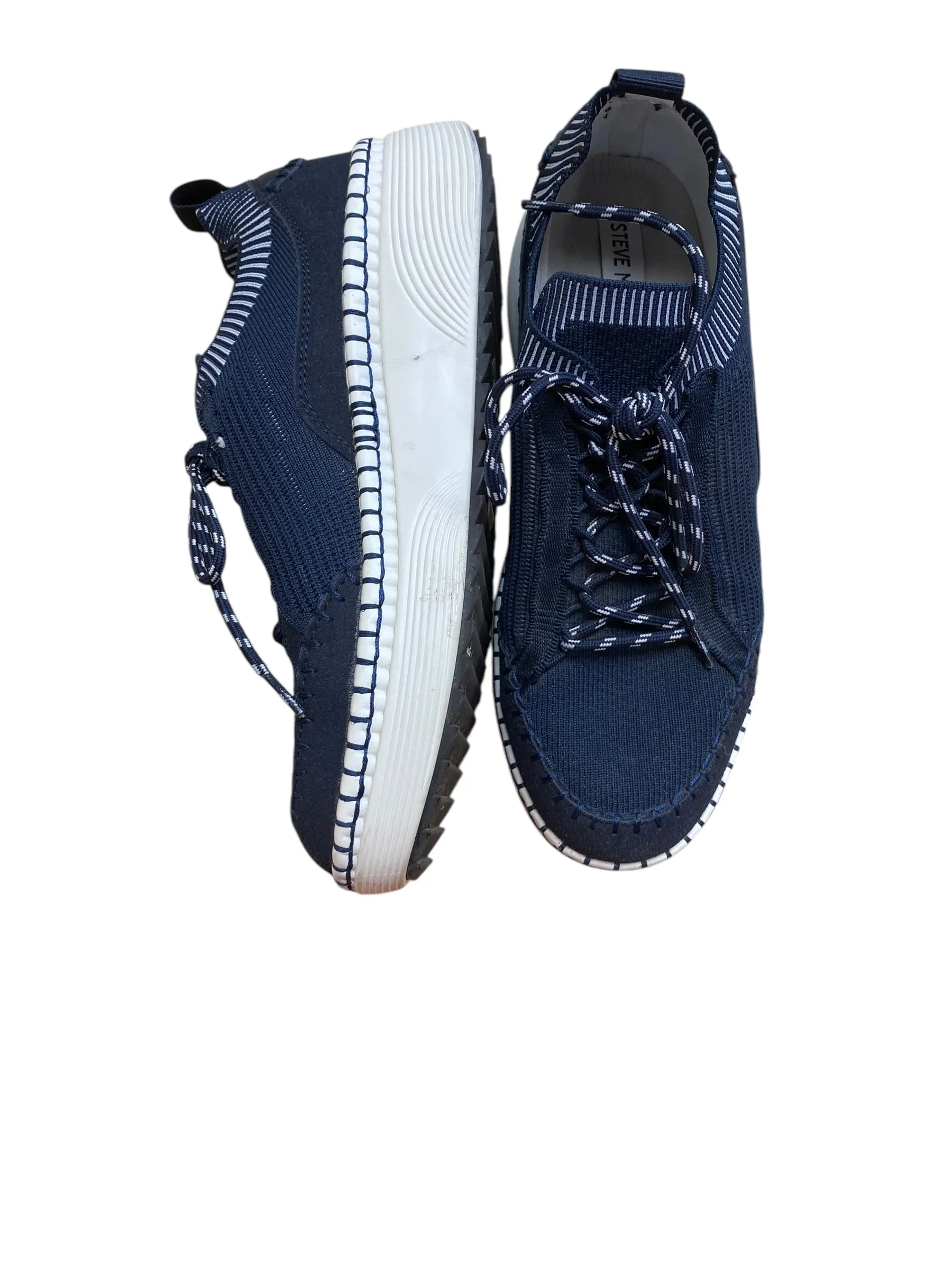 Shoes Sneakers Platform By Steve Madden In Navy, Size: 8 steve madden