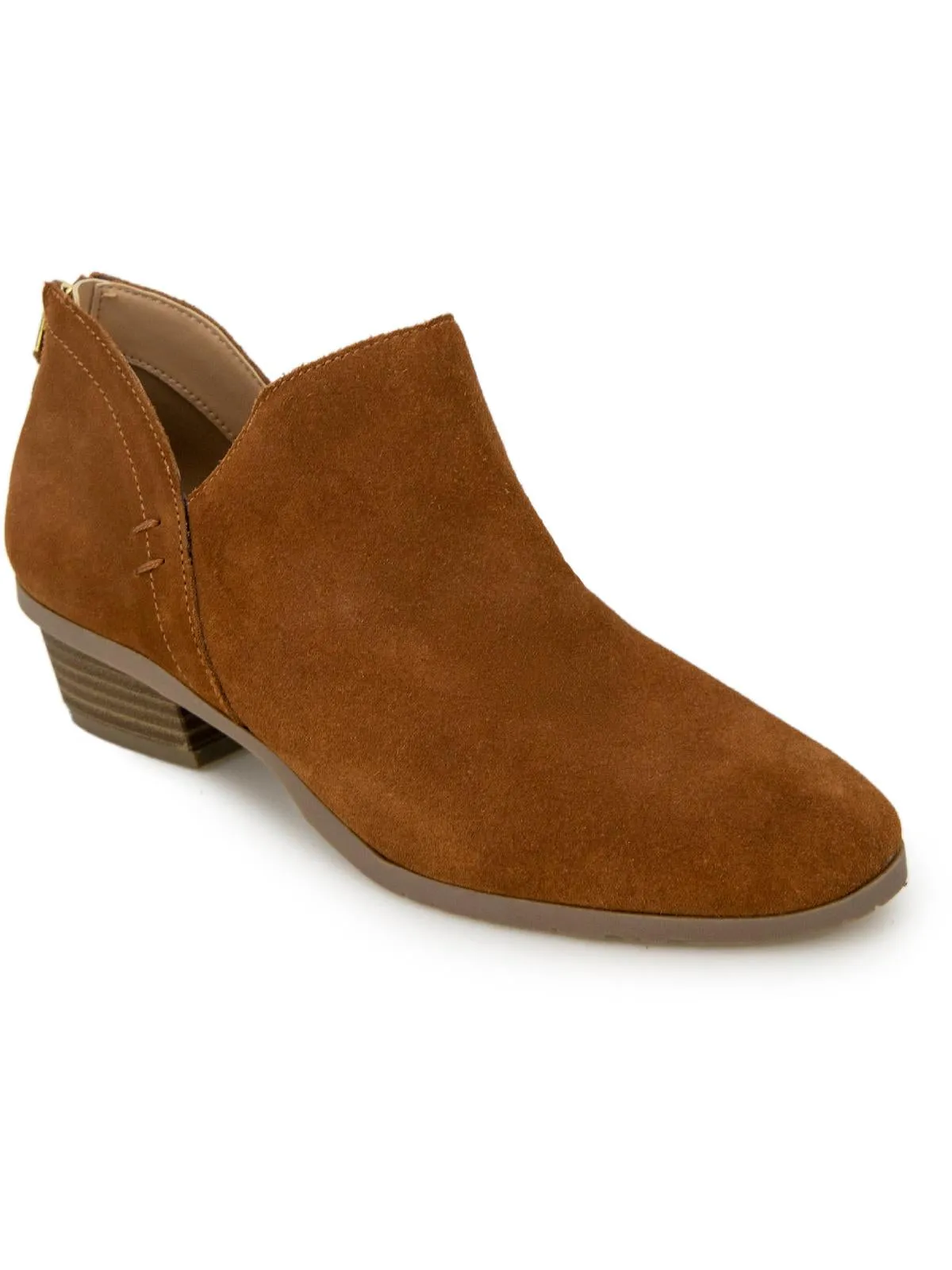 Side Way Womens Block Heel Booties
