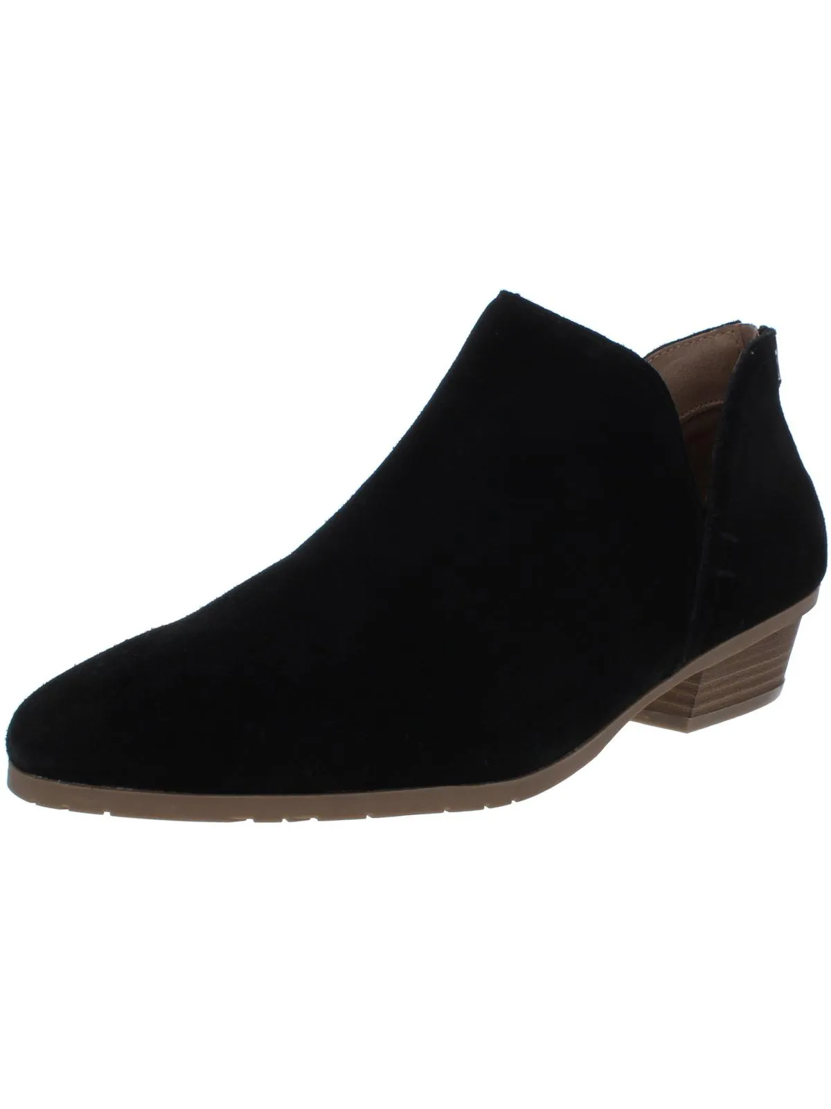 Side Way Womens Block Heel Booties