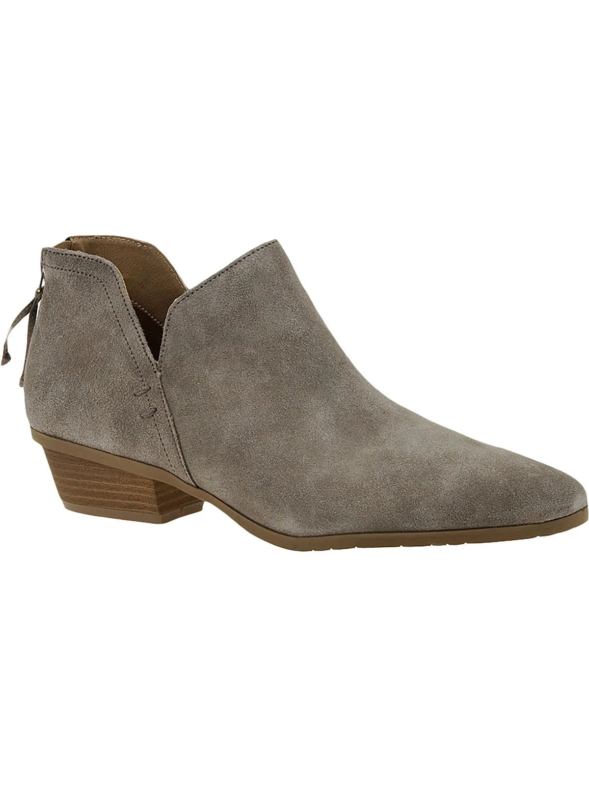 Side Way Womens Block Heel Booties
