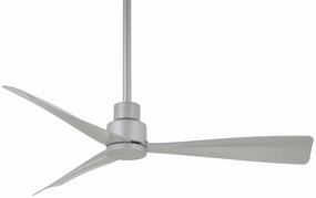 Simple 44" 44"Ceiling Fan Silver weatherproof fans for outdoor environments