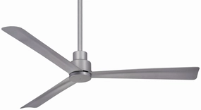 Simple 52"Ceiling Fan Silver weatherproof fans for outdoor environments