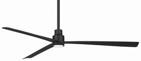 Simple 65" 65" Ceiling Fan Coal outdoor exterior fans for patio cooling