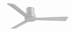 Simple Flush-52" 52"Ceiling Fan Grey outdoor exterior fans for patio cooling