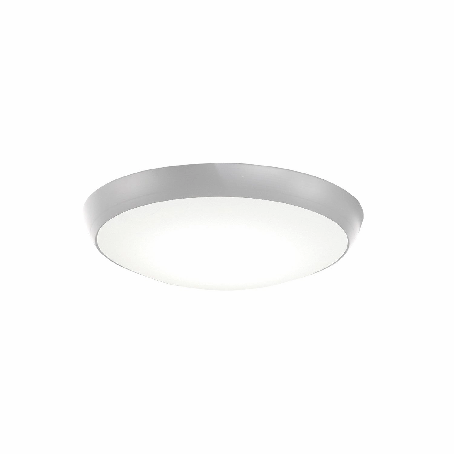 Simple Flush LED Fan Light Kit Grey sleek design electric fans for modern homes