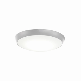 Simple Flush LED Fan Light Kit Grey sleek design electric fans for modern homes