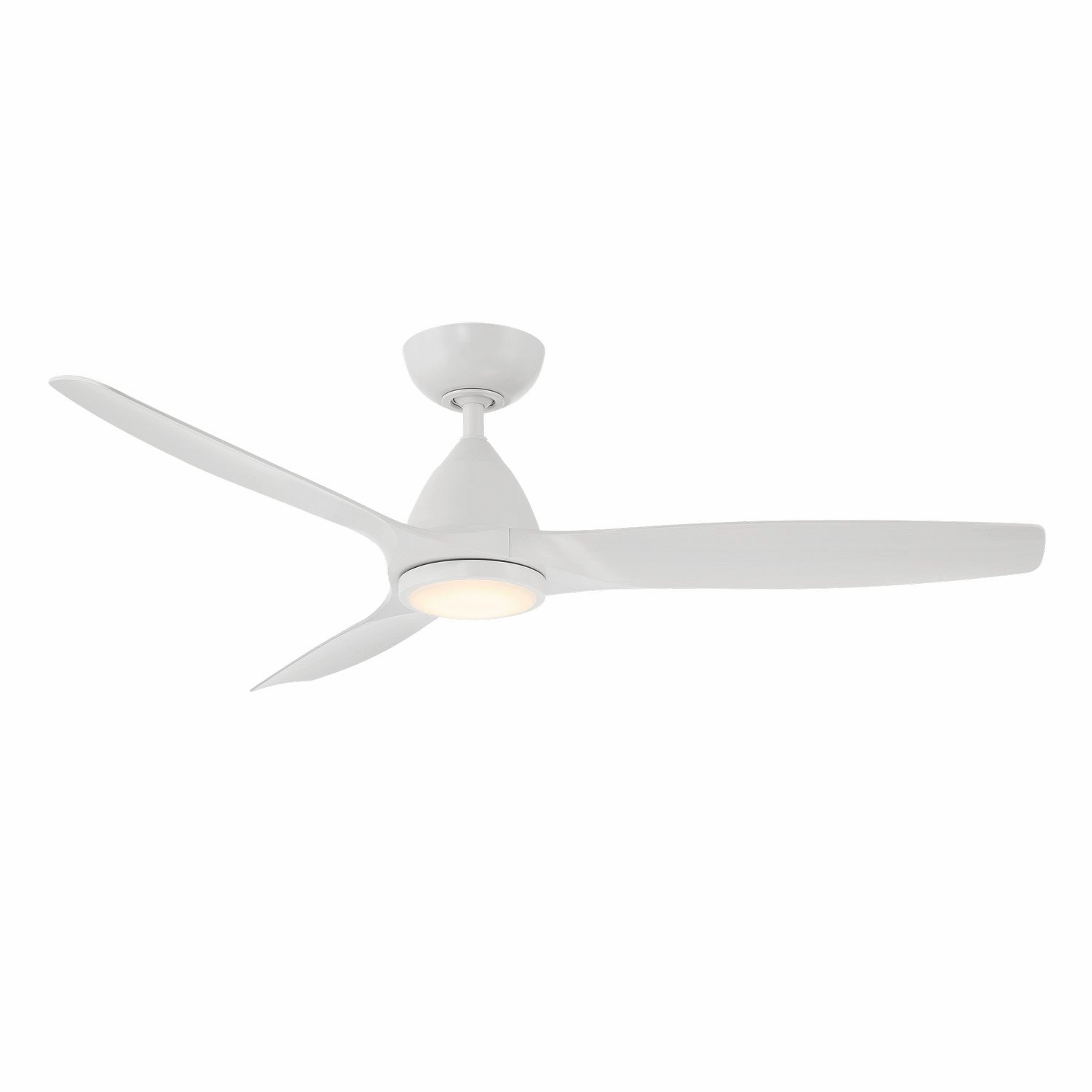 Skylark 54"Ceiling Fan Matte White outdoor exterior fans for patio cooling