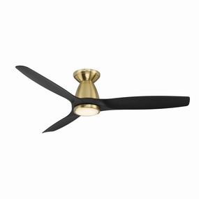 Skylark 54"Ceiling Fan Soft Brass/Matte Black compact medium fans for desks and counters