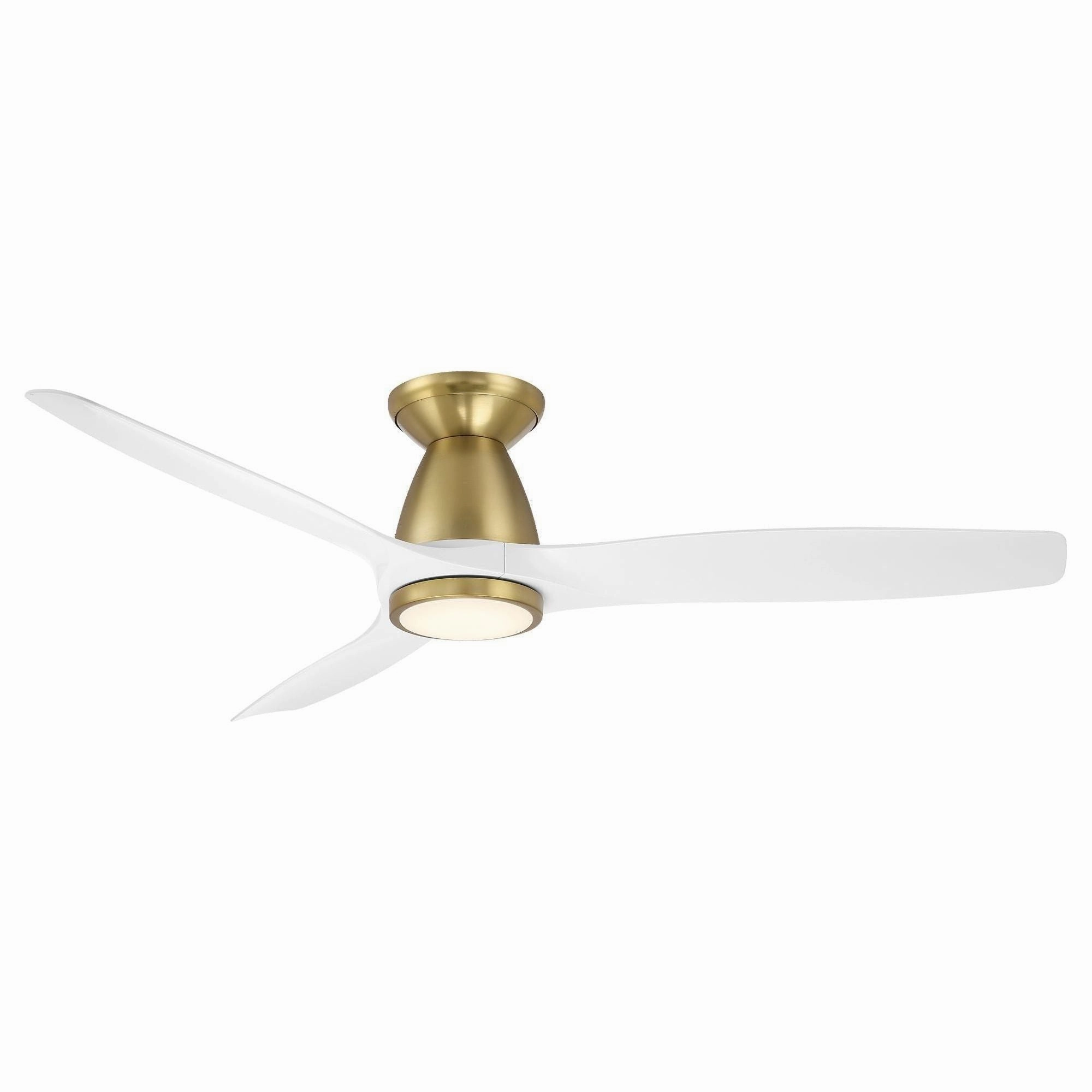 Skylark Indoor/Outdoor 3-Blade 54" LED Smart Flush Mount Ceiling Fan