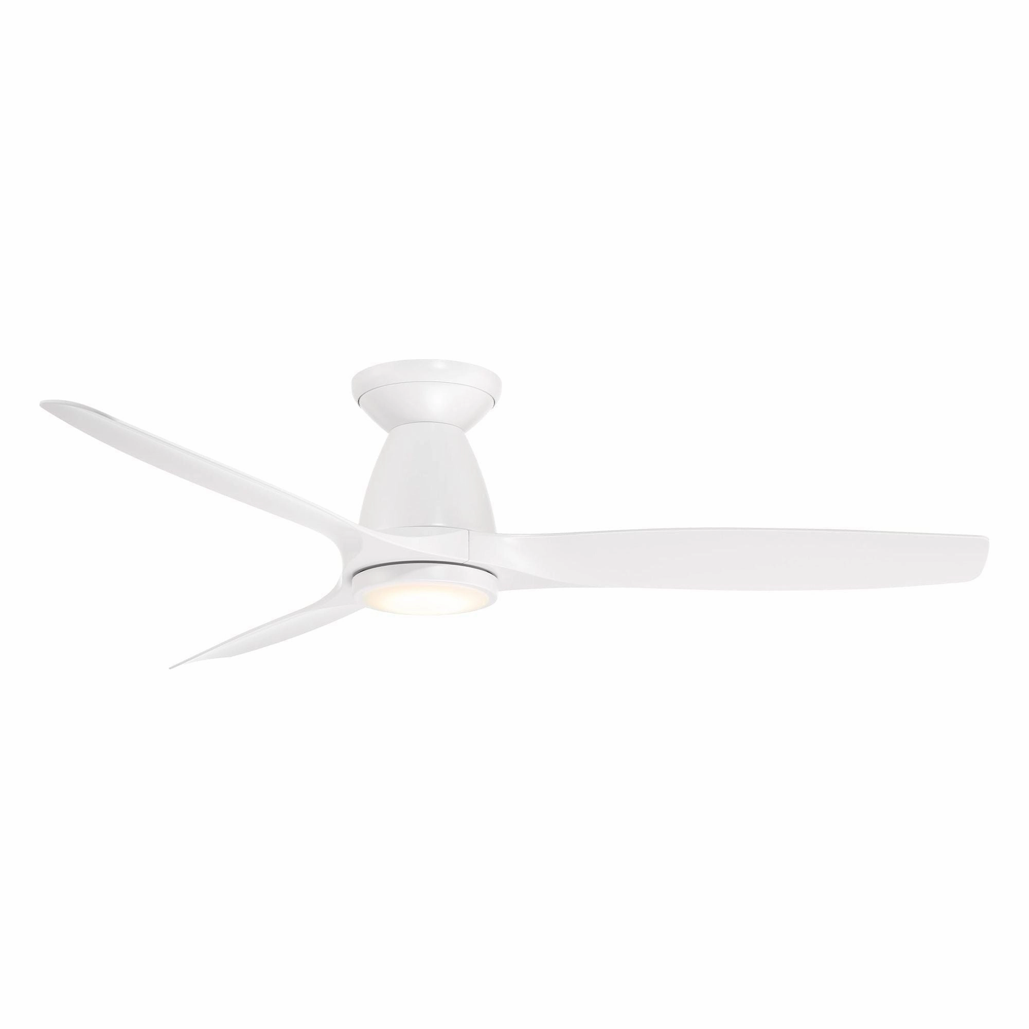 Skylark Indoor/Outdoor 3-Blade 54" LED Smart Flush Mount Ceiling Fan