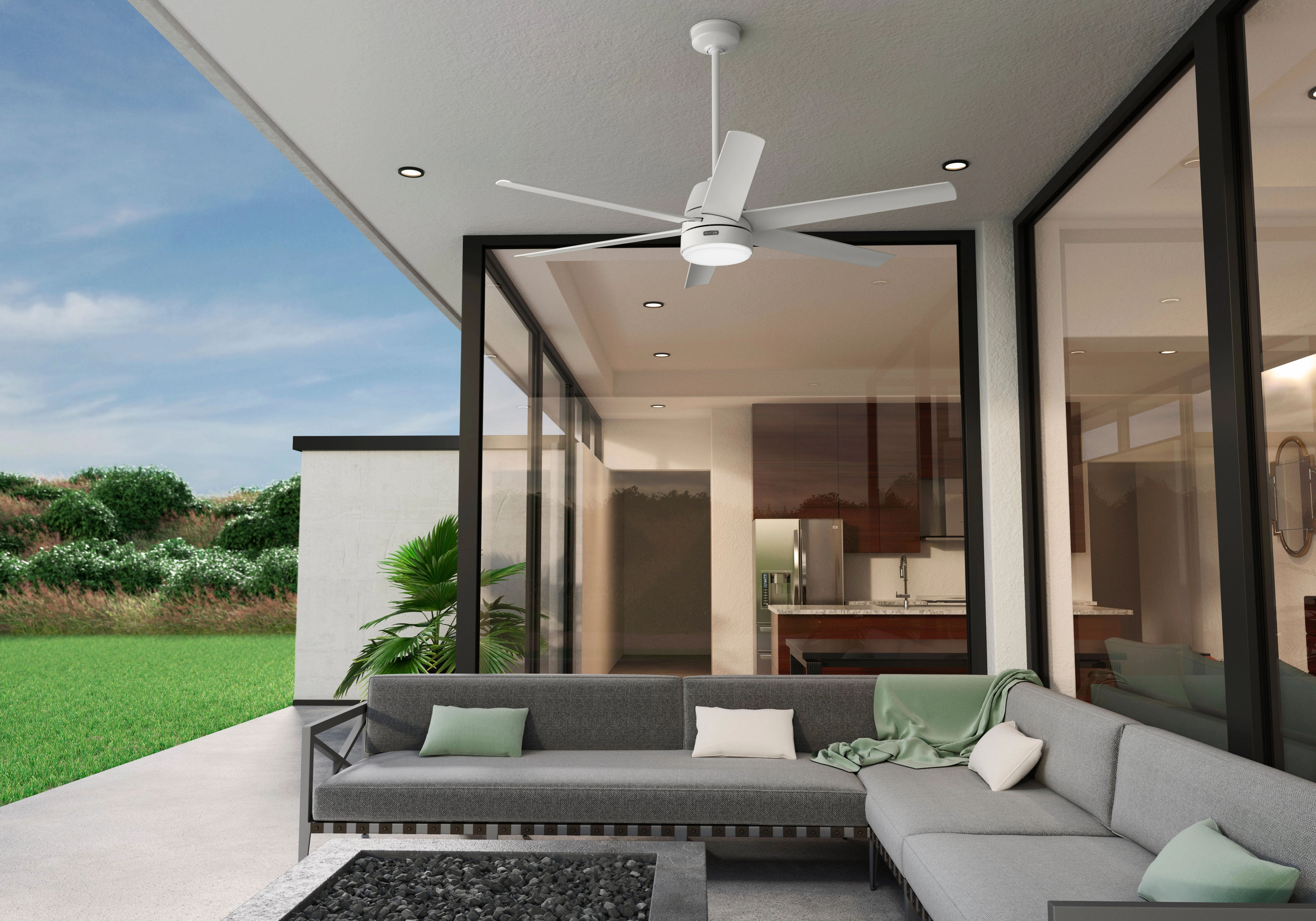 Skysail 60"Ceiling Fan Fresh White