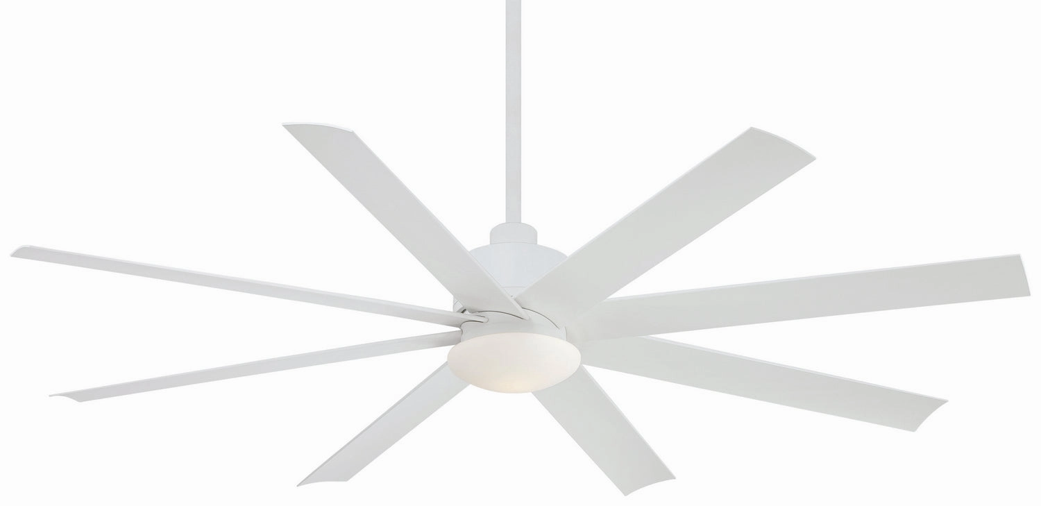 Slipstream Led 65" Ceiling Fan Flat White weatherproof fans for outdoor environments