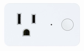 Smart WiFi On/Off Indoor Wall Plug Smart WiFi On/Off Indoor Wall Plug in White Energy-efficient ceiling fan with remote