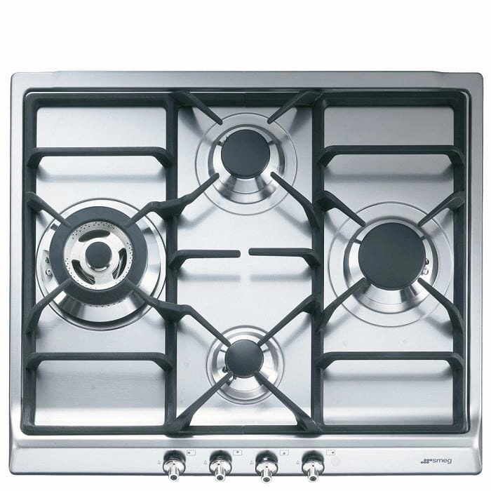 Smeg SER60SGH3 60cm Classic Gas Hob Stainless Steel   KSET9XE2 90cm Telescopic Hood with Stainless Steel   SF6381X Fan Assisted Oven 60cm Classica Aesthetic Effect Front Panel Bundle Deal