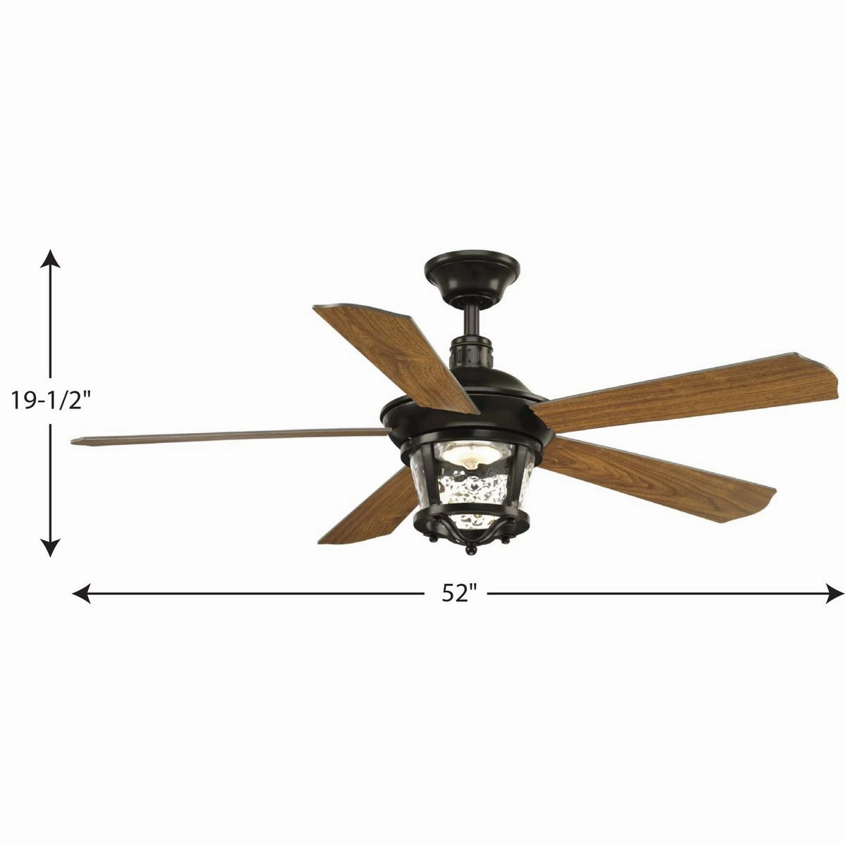 Smyrna 52"Ceiling Fan Antique Bronze
