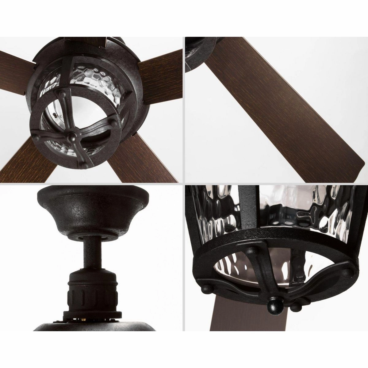 Smyrna 52"Ceiling Fan Forged Black