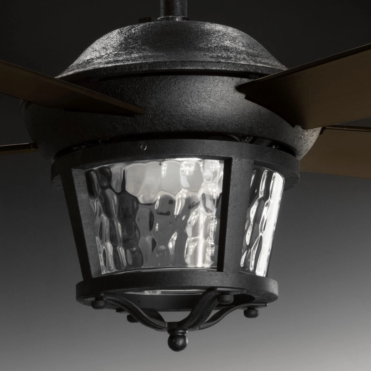 Smyrna 52"Ceiling Fan Forged Black