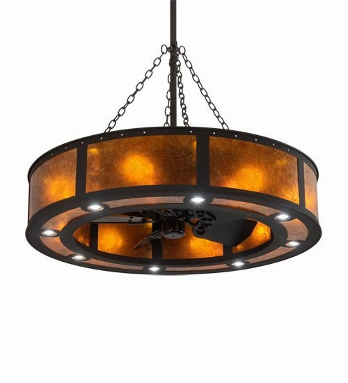 Smythe Craftsman 24 Light Chandel-Air large electric fans for spacious rooms
