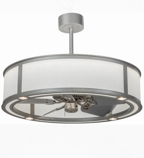 Smythe Craftsman LED Chandel-Air quiet small fans for desk or nightstand